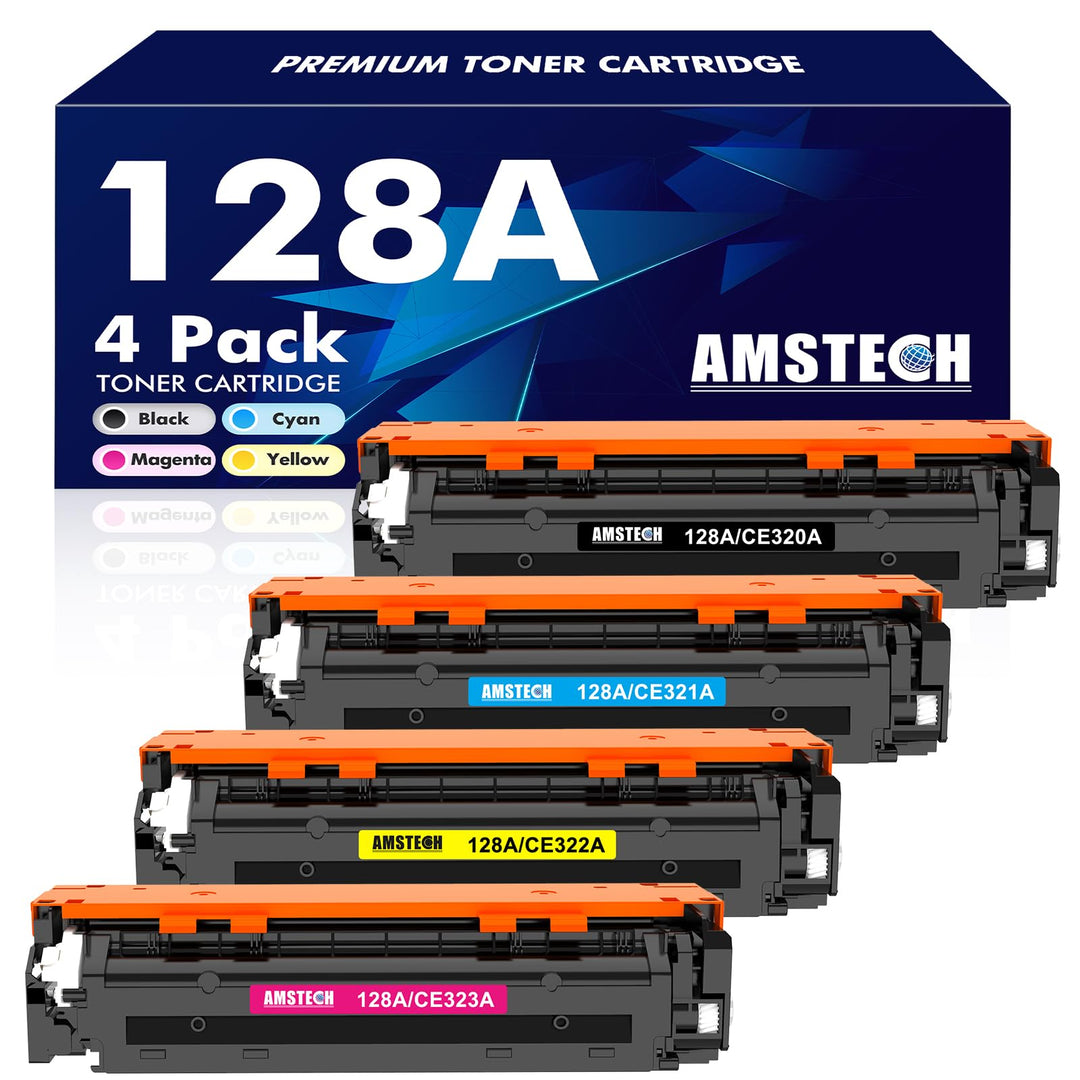 128A CE320A Toner Multipack Kompatibel für HP CE321A CE322A CE323A Laserjet Pro CM1415fn CM1415fnw C