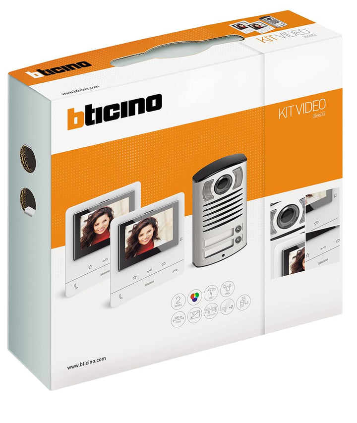 Bticino Video-Kit Klasse 100 V16B Bifamilie, Linie 2000