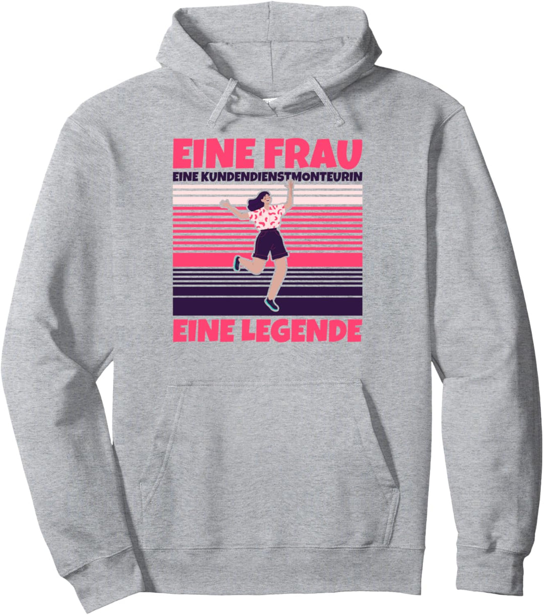 Kundendienstmonteurin lustig - Eine Frau, eine Kundendienstm Pullover Hoodie