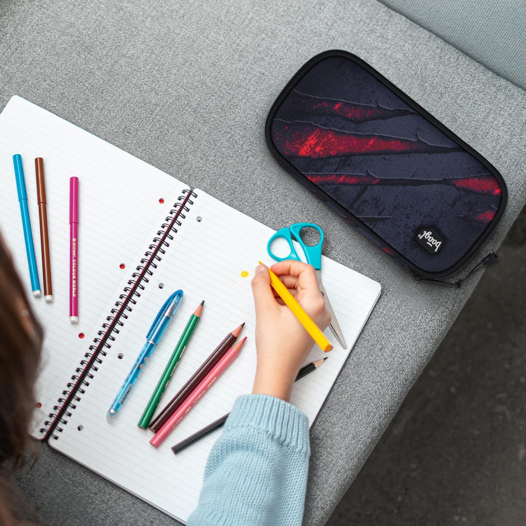 Baagl Federmäppchen für Mädchen - Schulmäppchen für Schreibwaren - Schulsachen Federtasche, Jungen F