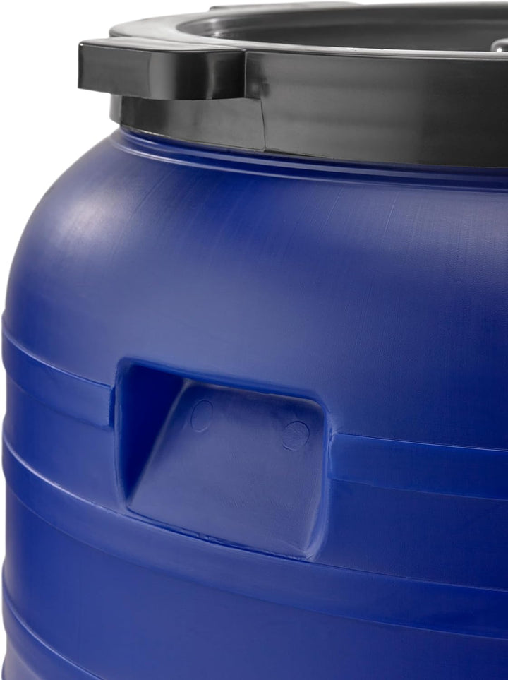 Sterk Plast B150F Fass Durchmesser 55 cm, Fassungsvermögen 150 Liter, Blau