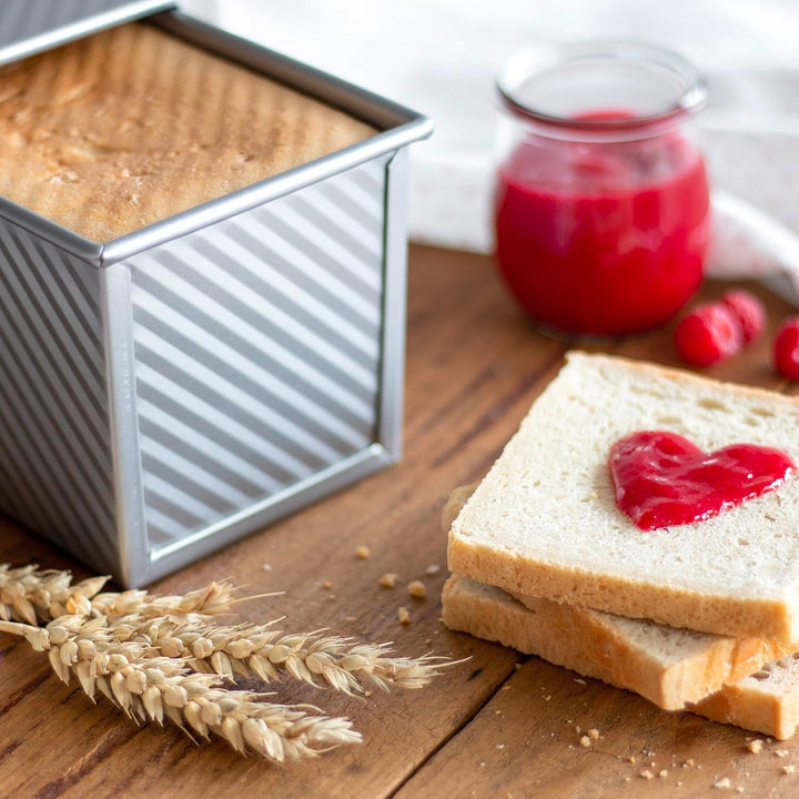 Städter we love baking Toastbrotform mit Deckel, 21,5 x 12 cm, Antihaftbeschichtung, PFAS frei, Temp