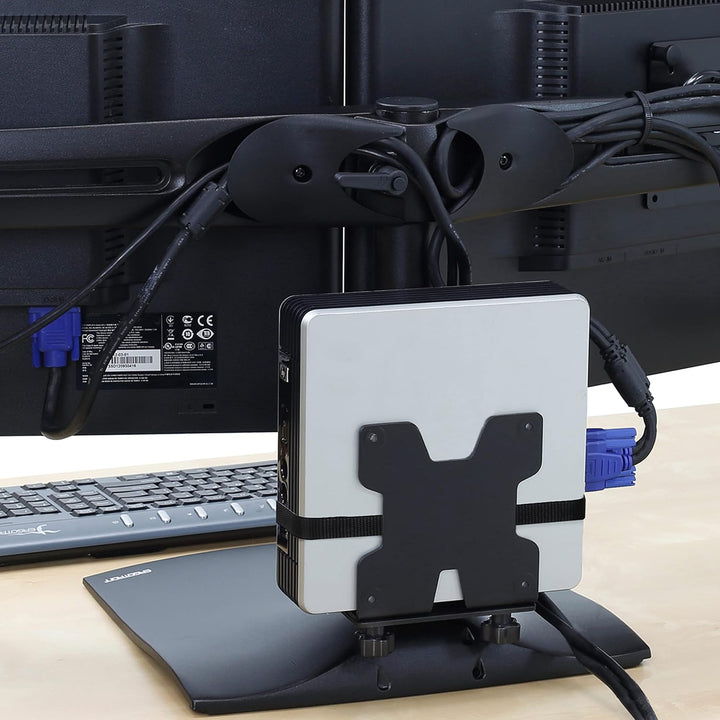 Ergotron Thin Client Mount - Montageset (Halter, Befestigungsmaterial, Gurt) für PC - Schwarz - Mast