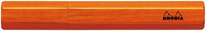 Rhodia 9357C - Etui & Ersatzminen 0,5 mm zum Nachfüllen, für Druckbleistifte Rhodia scRipt, Orange