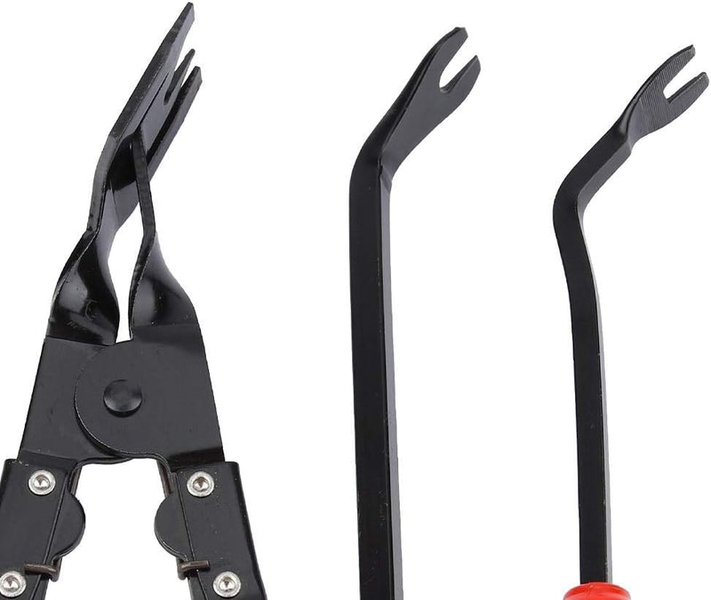 KSTE Schlauchschelle Zange, Clip Removal Plier, Removal Tool Clip - 3 Stück Autotürverkleidung Clips