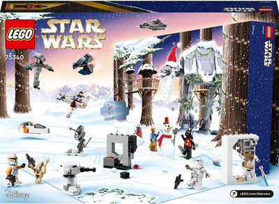 LEGO 75340 Star Wars Adventskalender 2022, 24 Weihnachtsspielzeuge, darunter Minifiguren Gonk Droid,