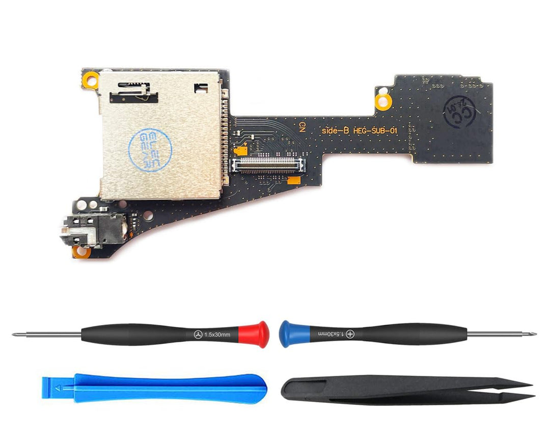 ElecGear Spiel und Micro-SD Kartenleser Ersatz für Switch OLED HEG-001, Spielkarten und TF Speicherk