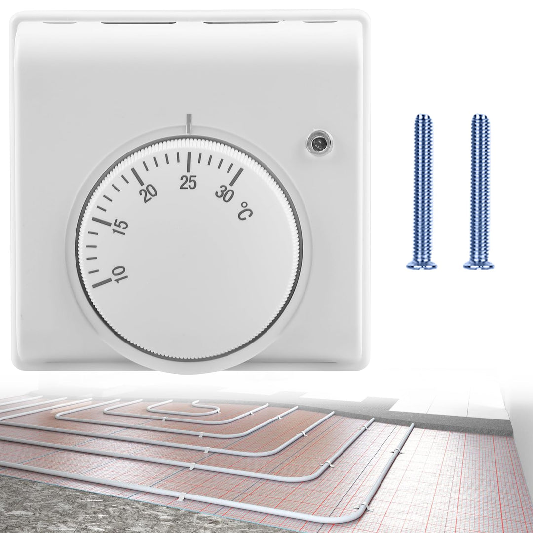 Raumthermostat, 220 V Raumthermostat Fussbodenheizung, 10 ℃ ~ 30 ℃ Thermostat Fussbodenheizung, Fuss