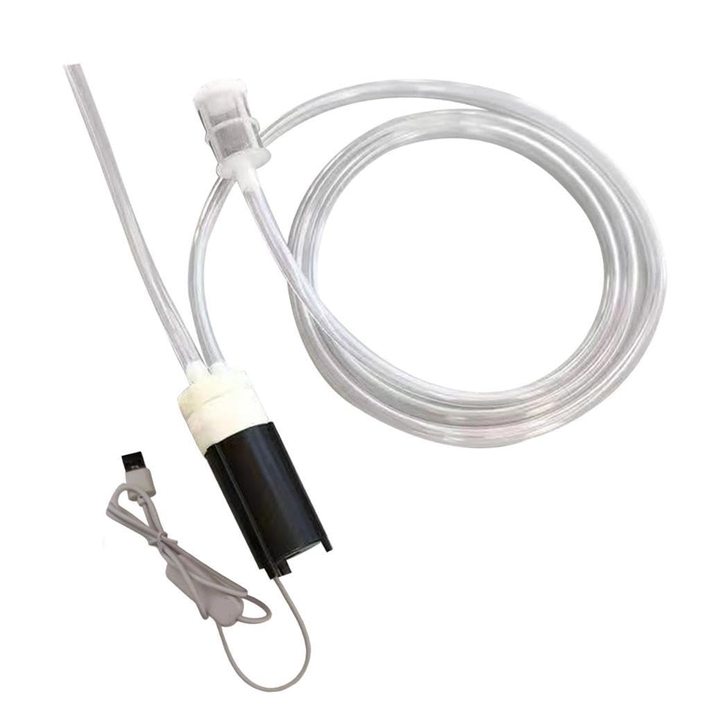 Sharplace Brewings Siphonpumpe USB Elektrische Weinpumpe Weinherstellungszubehör Siphonpumpenrohrsch