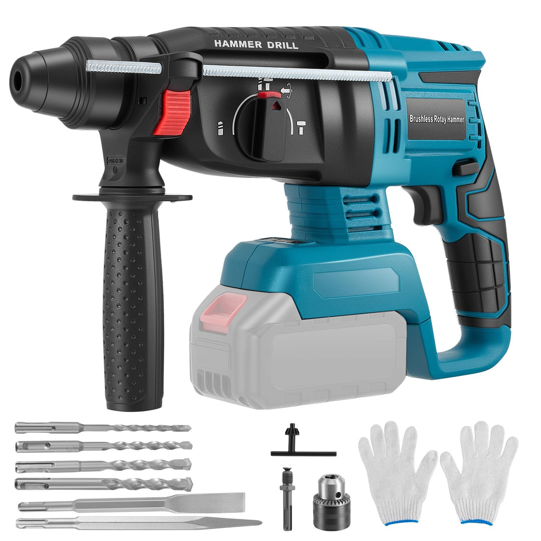 Batteriehammerbohrer für professionelles 18 V System, Haedswer kompatibel mit der Makita 18 V Batter
