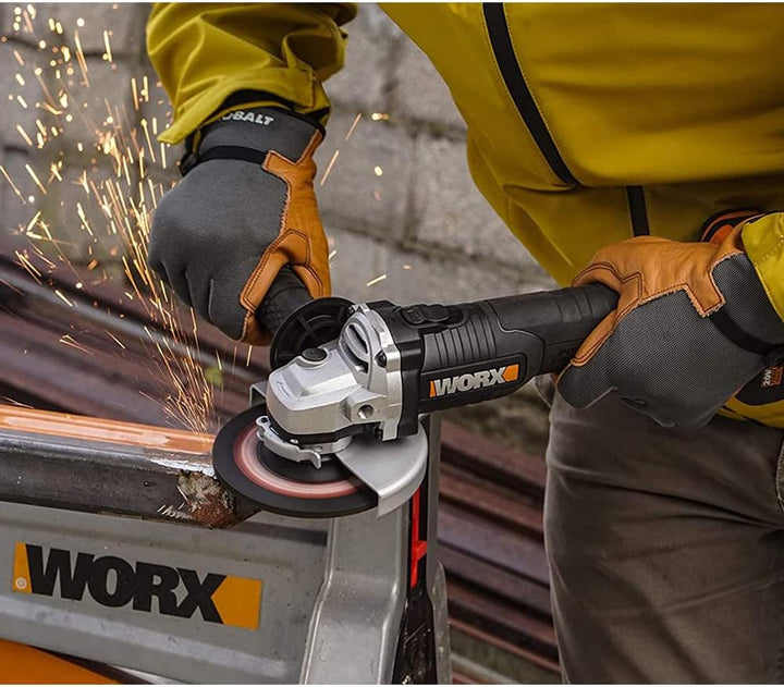 WORX WX812 NITRO Akku Winkelschleifer 20V - 125mm Scheiben-Durchmesser - 8500 U/min - leistungsstark