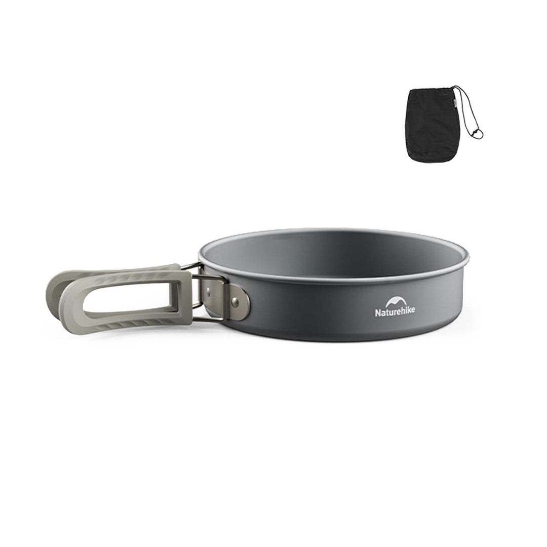 Naturehike Camping Kochgeschirr, Schachtelbares Camping Topfset, Lebensmittelechtes Aluminiumlegieru
