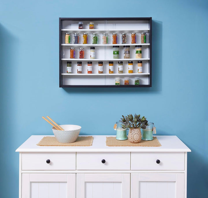 Inter Link - Sammlervitrine - Hängevitrine - Wandregal - Glasvitrine - Wandvitrine - Hängeregal - Sc
