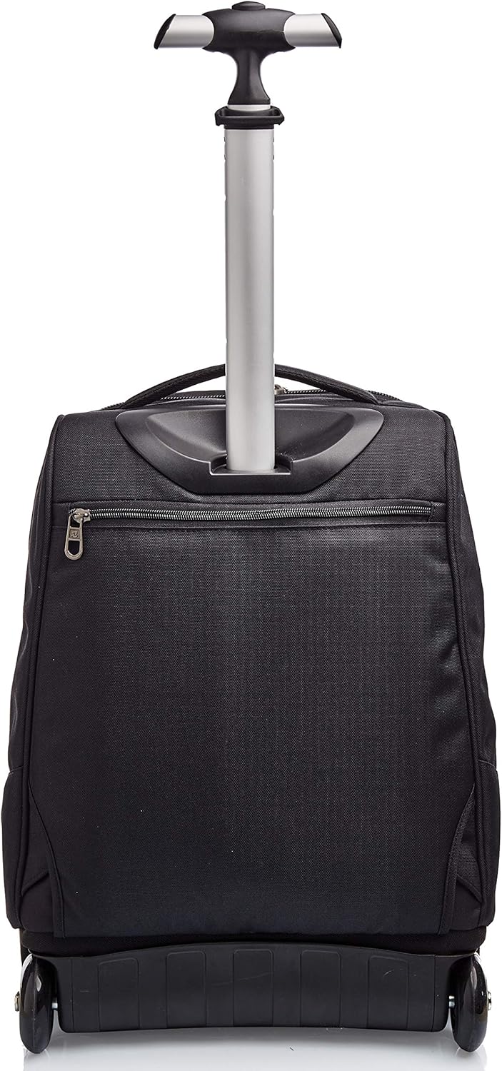 Invicta TROLLEY, 2 in 1, Schulranzen mit Rollen, Rucksack mit Trolleyfunktion für Schule, Reisen, Mä