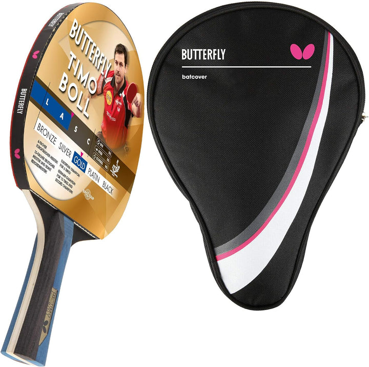 Butterfly® Timo Boll Gold Tischtennisschläger | Tischtennis Racket Bat TT Profi Wettkampfschläger fü