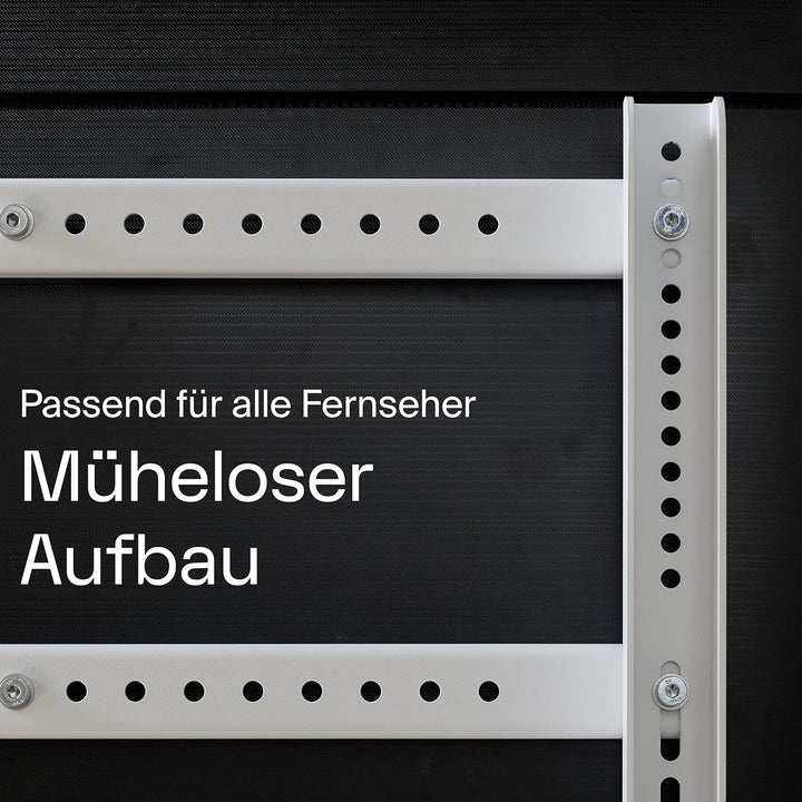 Pedestal Bendy Tall Standfuss für TV 40 bis 70 Zoll | Hochwertiger Fernseher Bodenständer | Modische