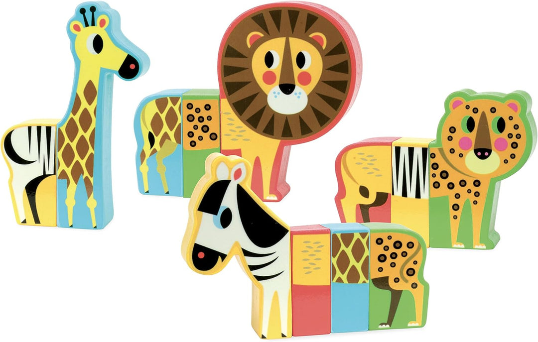 Vilac vilac7703 magnetisch Savannah Animals Set Tiere