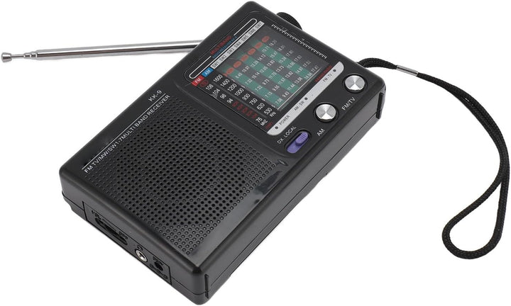 Tragbares Multiband-Radio, Kompaktes Tragbares Notfallradio für ältere Menschen mit -Chip, Hervorrag