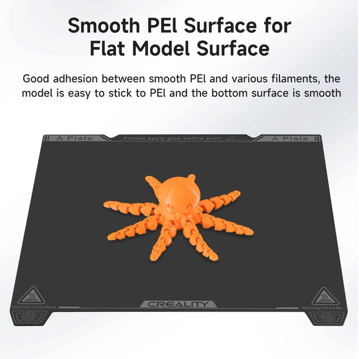 Creality Offizielles K1 Max Bauplatten-PEI-Bett-Kit 315 x 310 mm, glatt, abnehmbar, magnetisch, flex