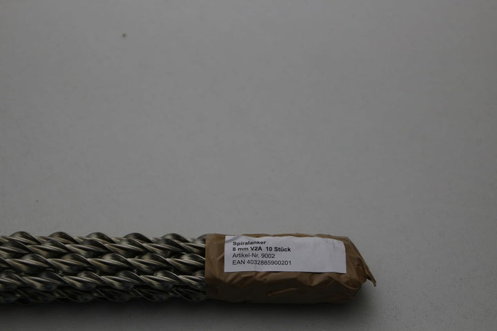 Orig. Ruberstein® Spiralanker 8 mm – 10 Stck x 1 m Stange zur Risssanierung im Mauerwerk