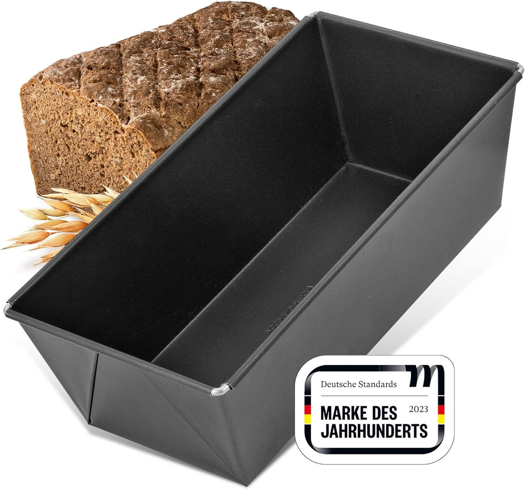 Zenker Brotform oval BLACK METALLIC, Brotbackform & Brotbackform 30 cm Pure, Königskuchenform mit An