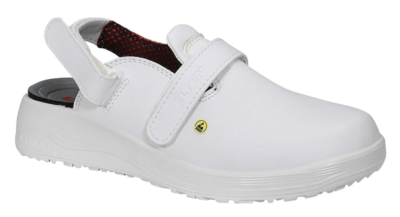 ELTEN Clog Mia white ESD OB, Damen, Textil, leicht, klassisch Weiss35 35 EU, 35 EU