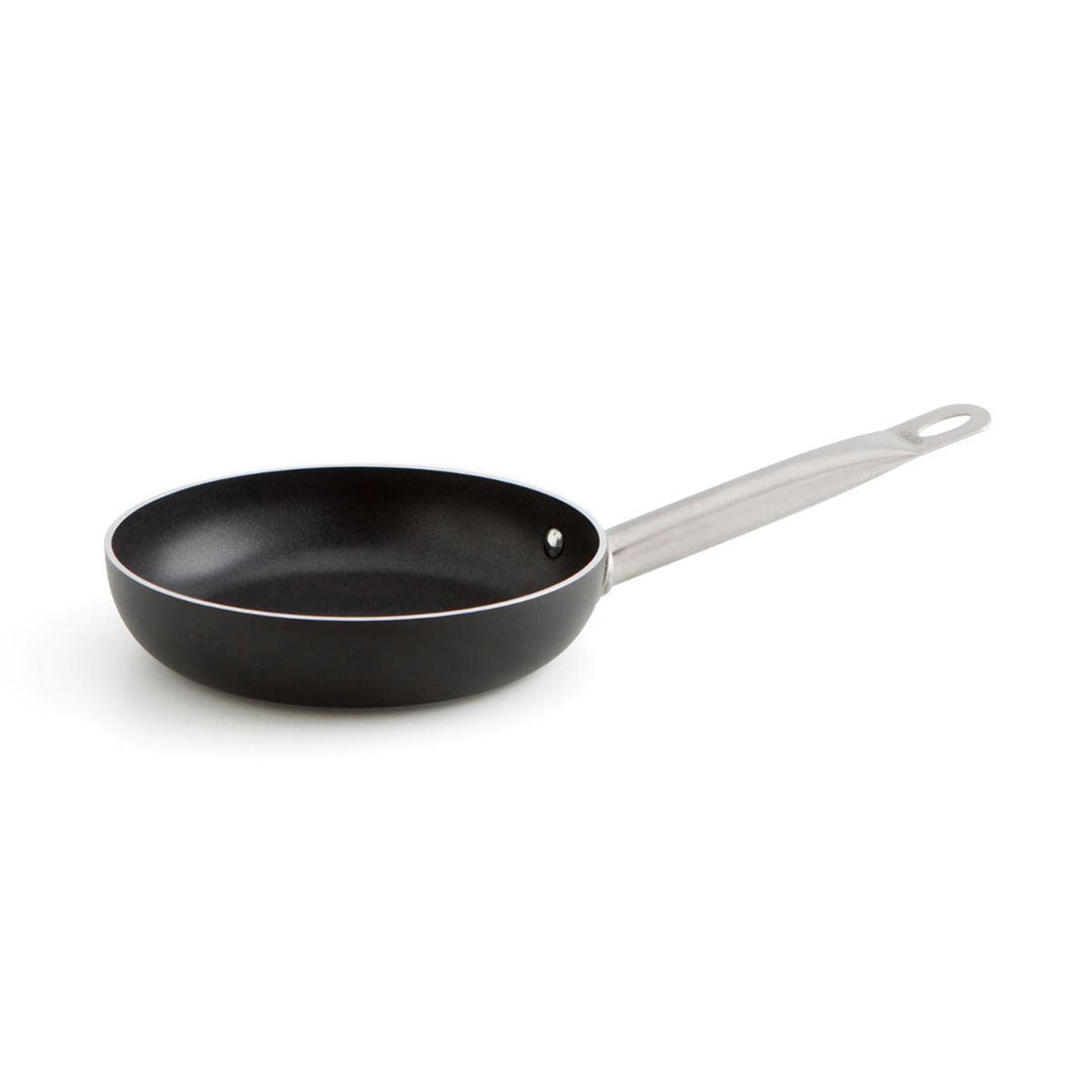 Quid Pfanne 22 cm Pro Chef Alum, Aluminium, Schwarz und Stahl, 4.37 cm, pfanne 22 cm