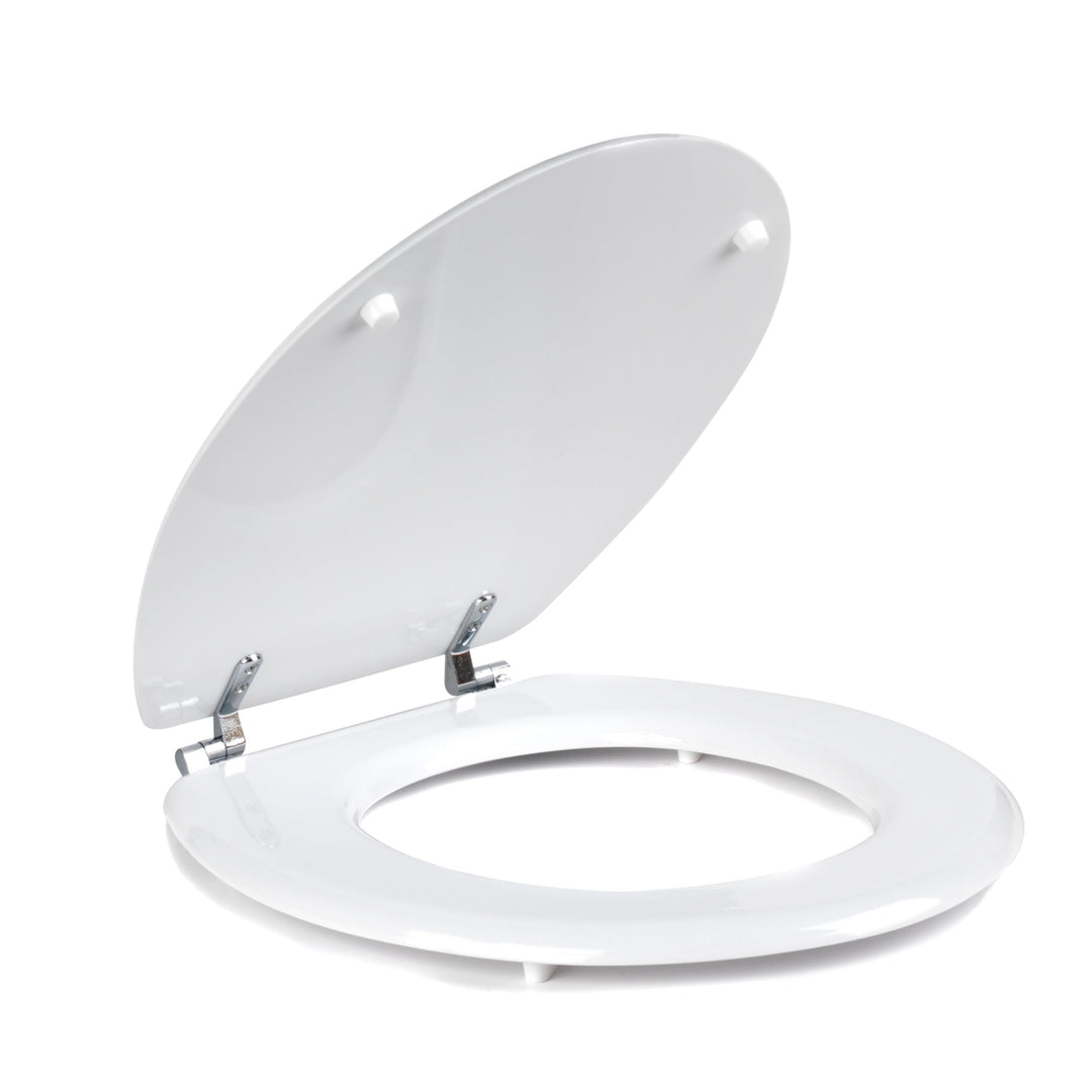 Beldray LA032355 18-Zoll-Toilettensitz MDF, Scharniere aus Zinklegierung, schnell und Einfache Passf