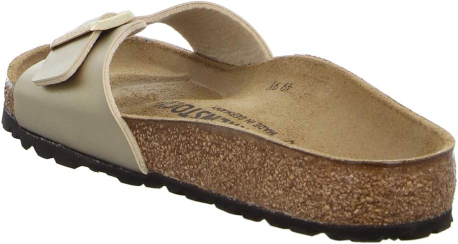 Birkenstock Classic MADRID BF-NUBUK Damen Pantoletten 37 EU Gold, 37 EU Gold