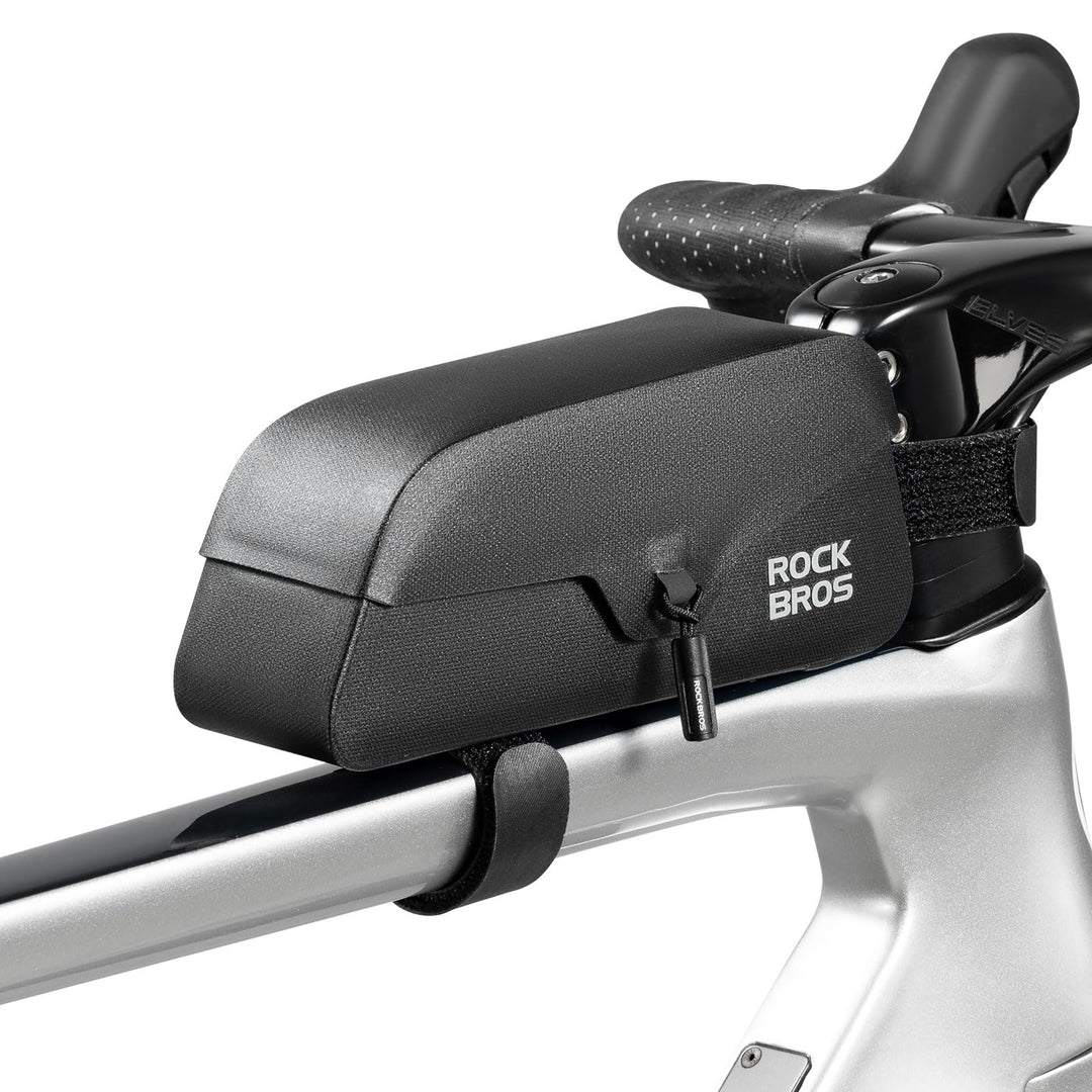 ROCKBROS Fahrrad Oberrohrtasche 100% Wasserdicht mit magnetischem Deckel Fahrradrahmentasche Dreieck