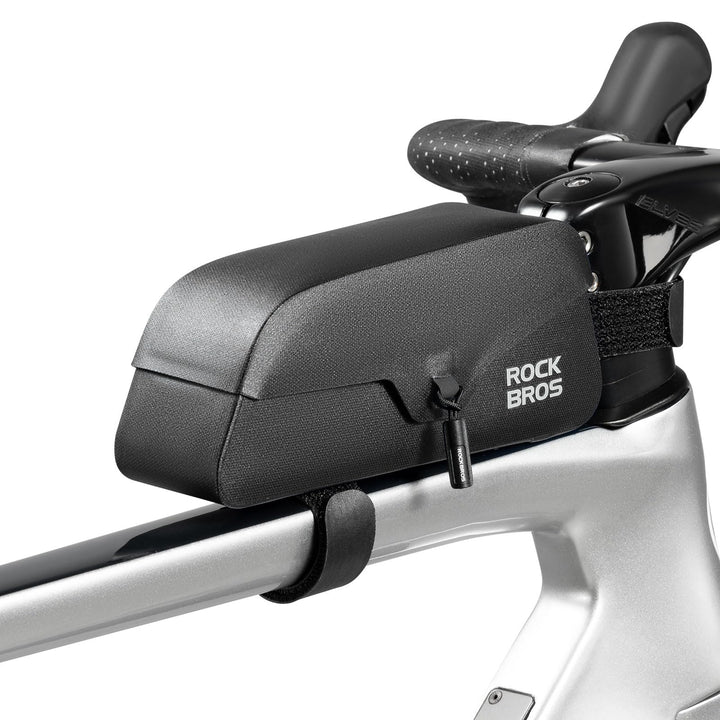 ROCKBROS Fahrrad Oberrohrtasche 100% Wasserdicht mit magnetischem Deckel Fahrradrahmentasche Dreieck