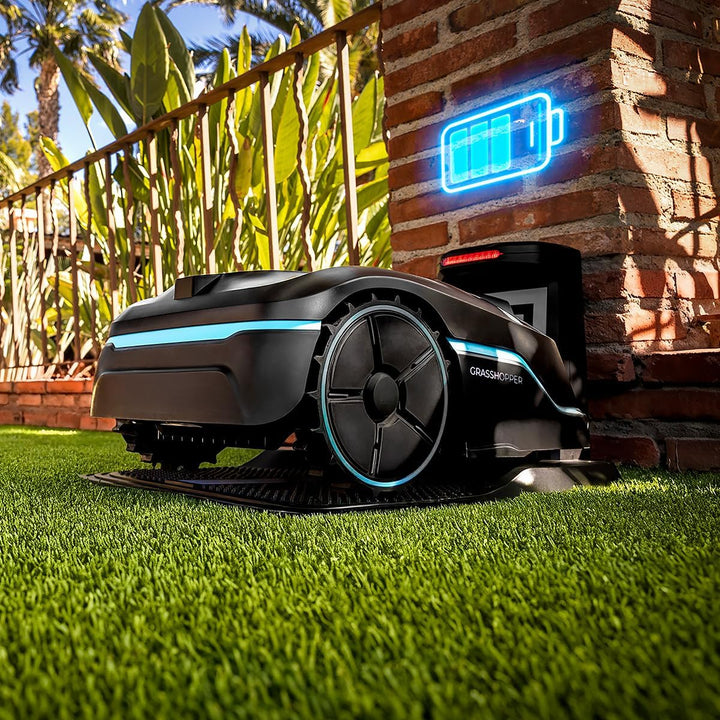 Cecotec Mähroboter Ohne Begrenzungskabel Conga Grasshopper 800 ProAI. Kamera-Navigation, bis 800 m²,