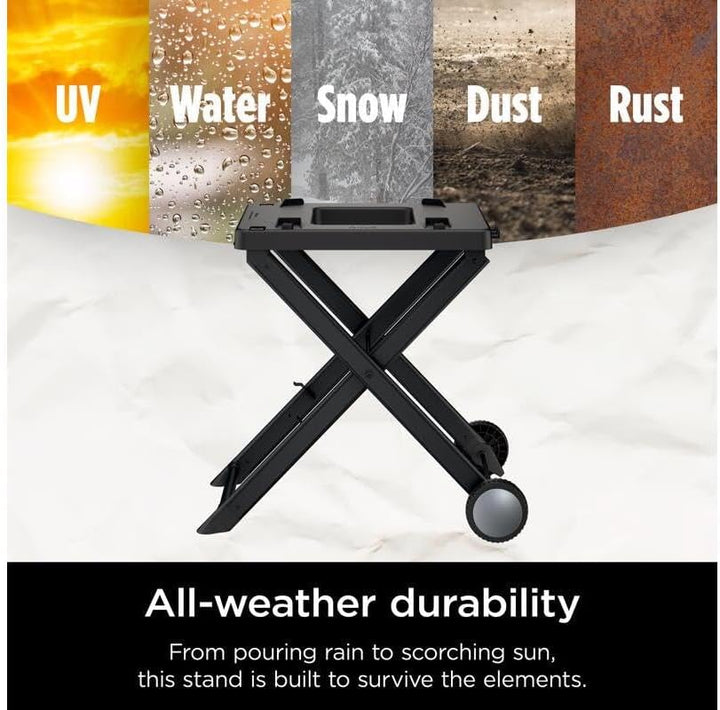 Ninja XSKSTAND Woodfire Klappbarer Grillständer für den Aussenbereich, kompatibel Woodfire Grills (O