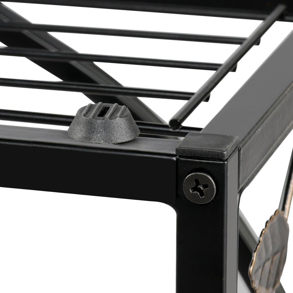 Yaheetech Beistelltisch C-Form Couchtisch Sofatisch Kaffeetisch aus Metall Kleiner Wohnzimmertisch I