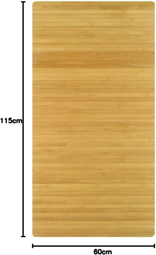 Kleine Wolke 5043202455 Holzmatte Bambus, 60 x115 cm, natur, farblich sortiert 60 cm x 115 cm, 60 cm