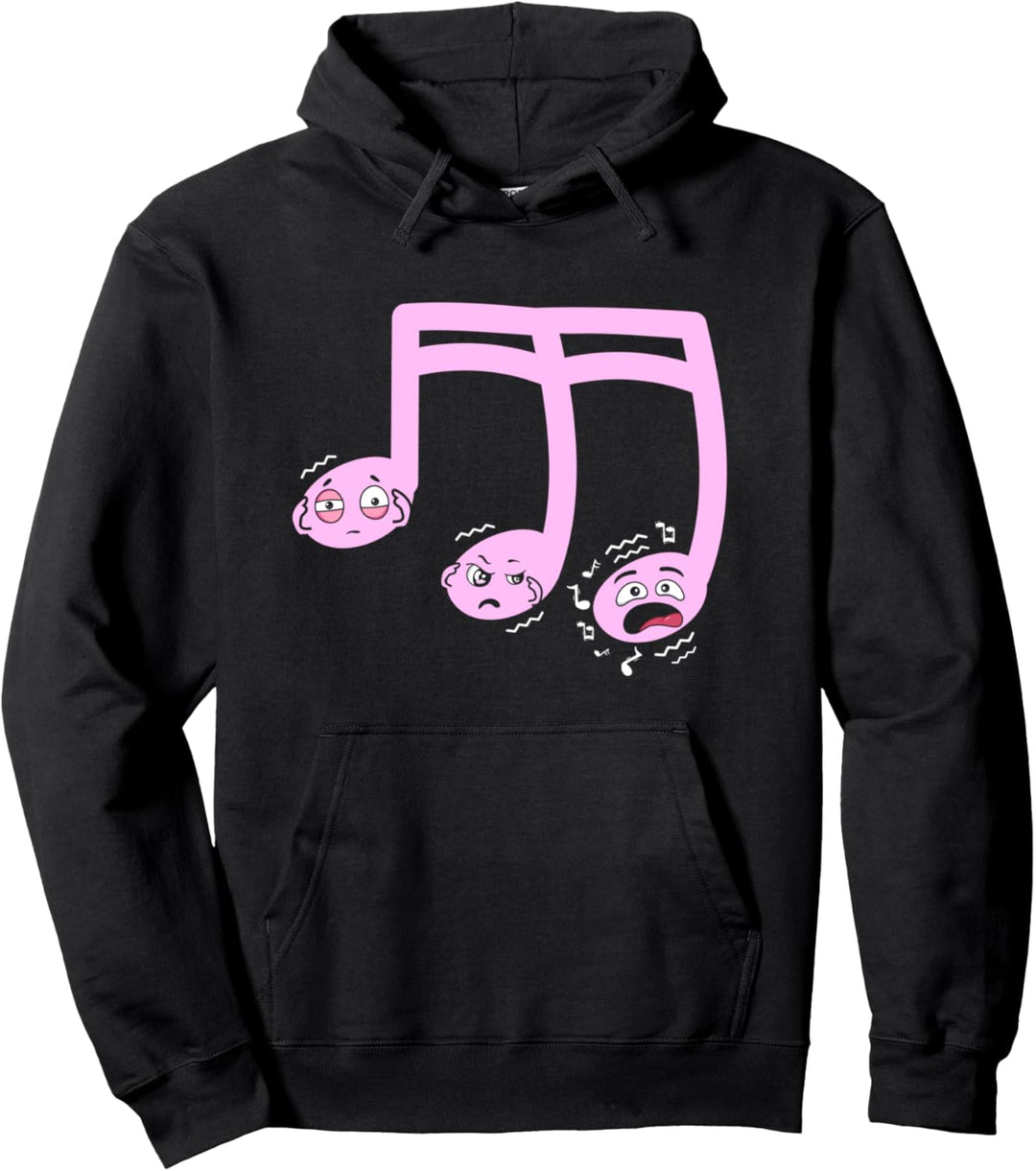 Lustige Musik Fans Noten Akkord Musiker Klavier Pianist DJ Pullover Hoodie