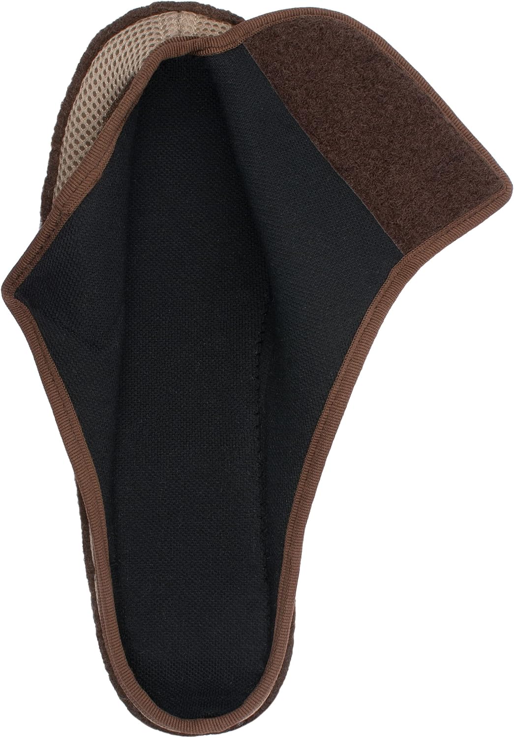 Aerosoft Klett-Pantolette 6032-4P Damen Herren Hausschuh Weite G-H rutschhemmend 36 EU Taupe, 36 EU