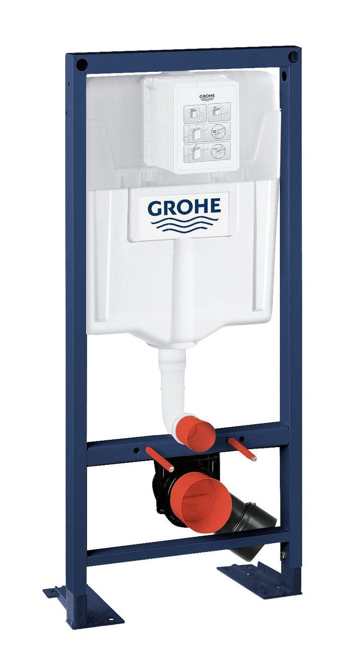 Grohe Rapid SL Installationssystem - für Wand WC freistehende Montage, 1.13 m 38584001 Chrome 1,13 m
