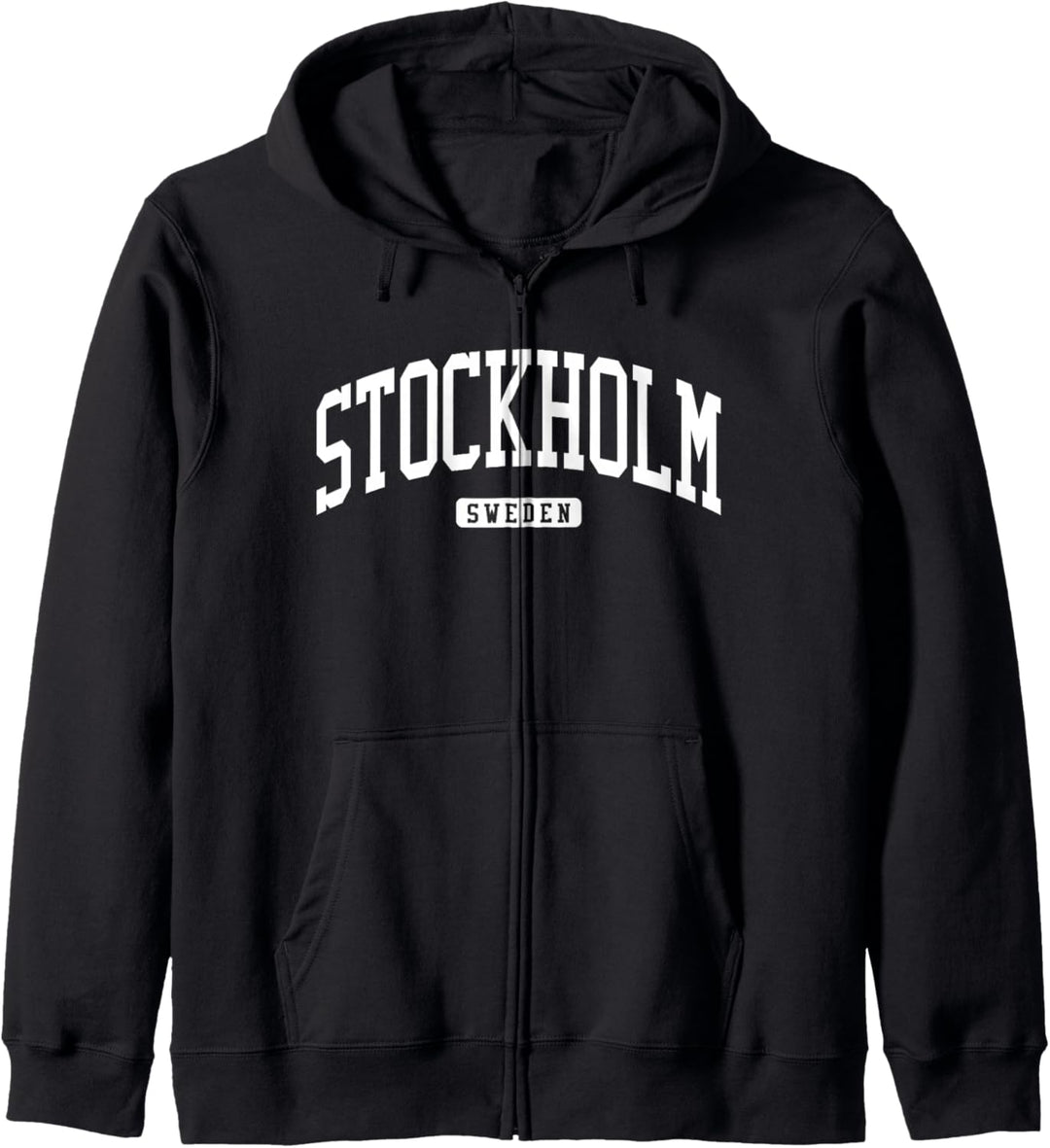 Stockholm Schweden College University Style Kapuzenjacke