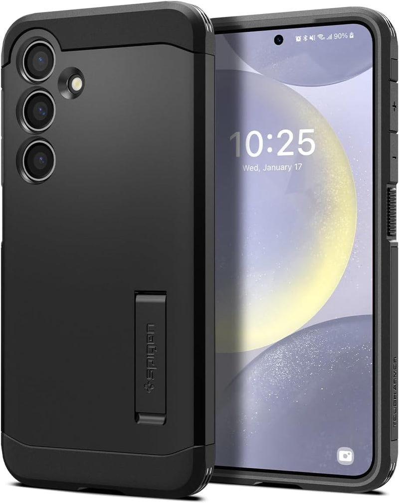 Spigen Tough Armor Hülle Kompatibel mit Samsung Galaxy S24 Plus -Schwarz S24 Plus Schwarz, S24 Plus