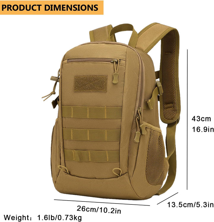 Rucksäcke für Taktischer Mini Tagesrucksack Fahrrad Wandern Bergsteigen Radfahren Rucksack Molle-Tas