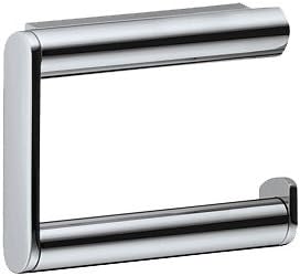 KEUCO Toilettenpapierhalter aus Metall, Hochglanz-verchromt, offene Form, WC-Rollenhalter für Badezi
