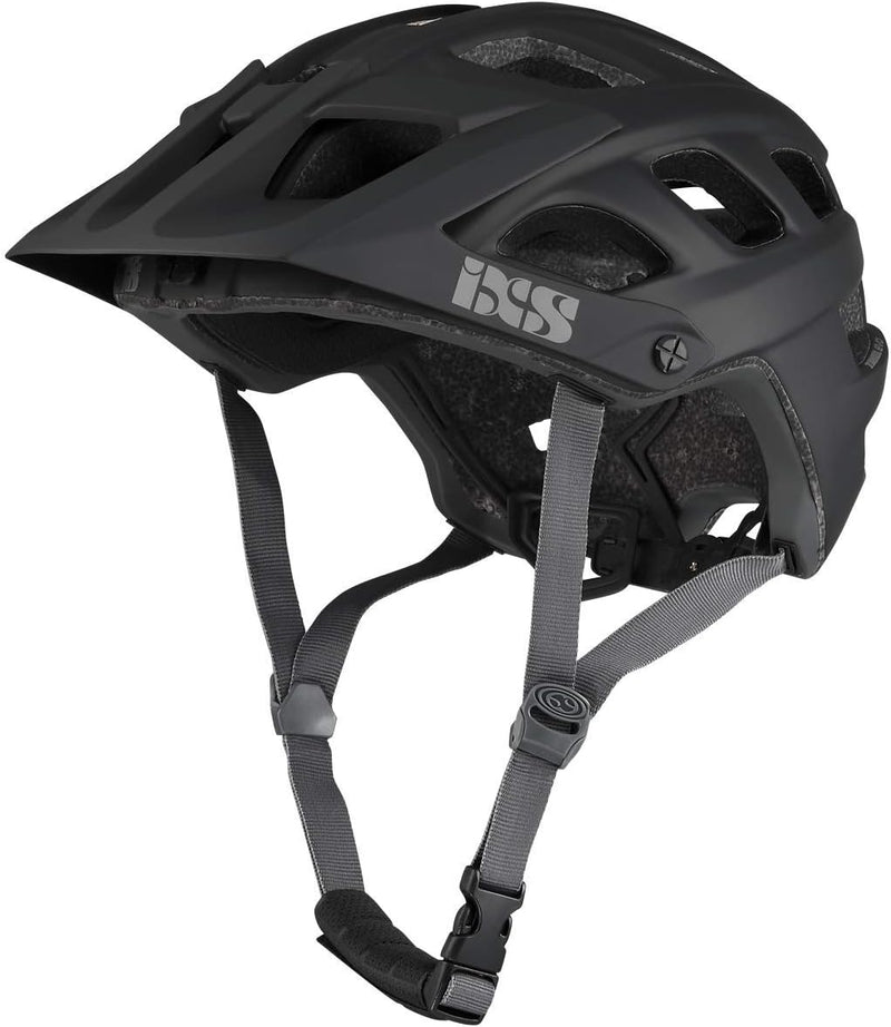 IXS Enduro MTB-Helm Trail EVO Grape Schwarz XLW (58-62cm), Schwarz XLW (58-62cm)