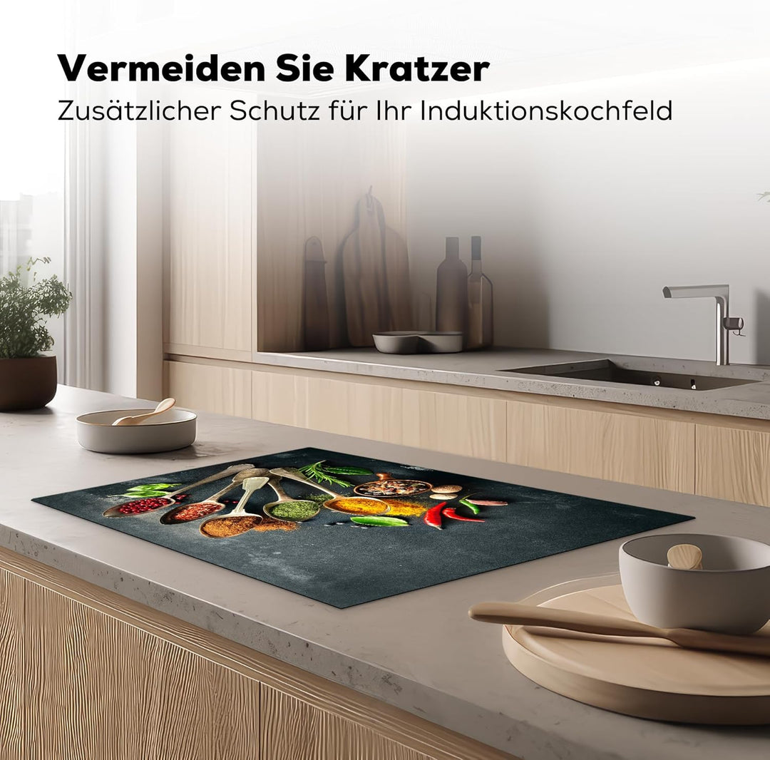 Herdabdeckplatte 76x51 cm Einteilig Abdeckplatten Cerankochfeld Abdeckung Ceranfeld Herdplattenabdec