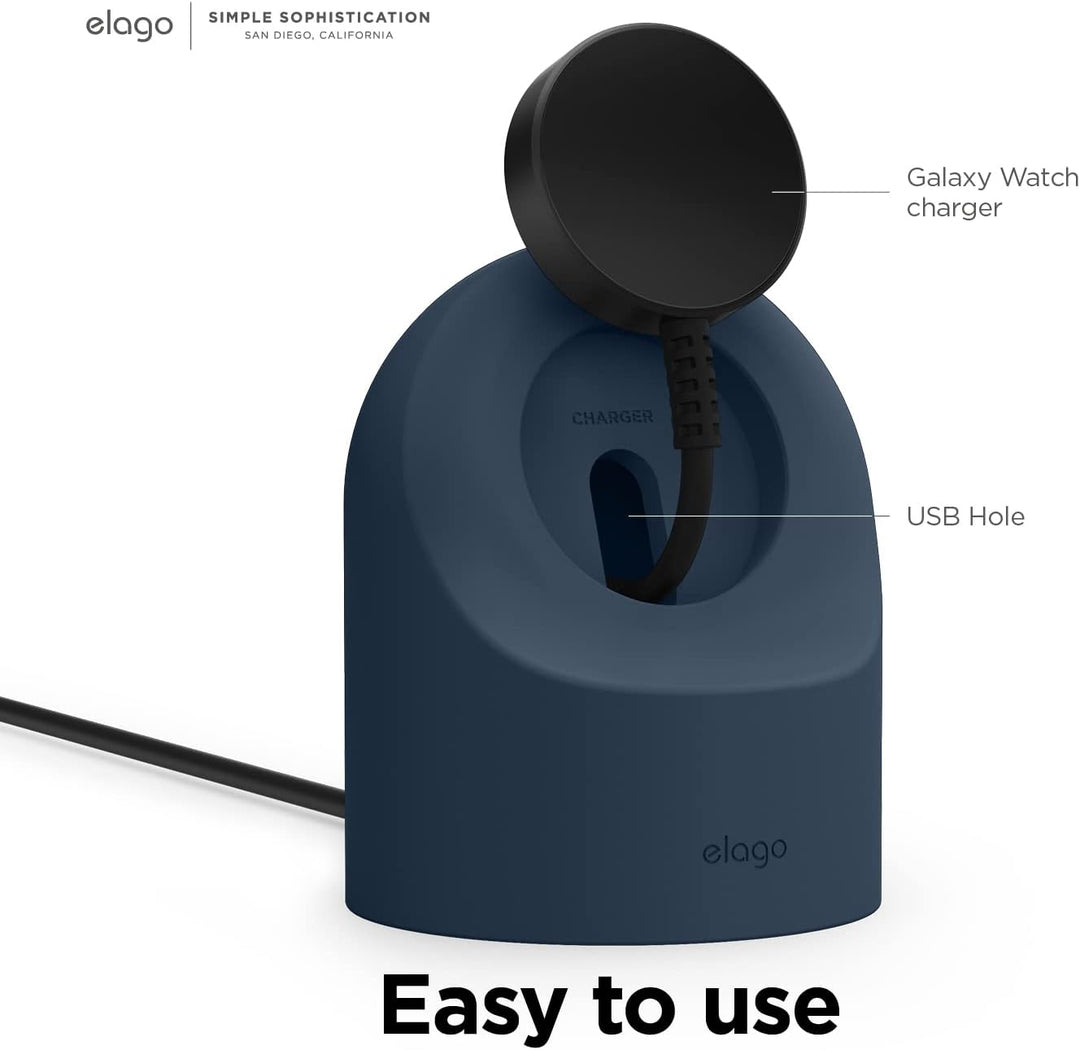elago Ladestation für Samsung Galaxy Watch 8/8 Classic/7/Ultra/6/6 Classic/5/5 Pro [40/43/44/45/47mm