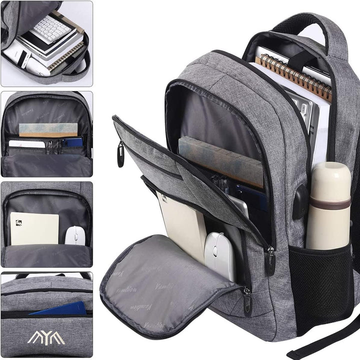 Schulrucksack Jungen Mädchen Teenager, Rucksack Schule Laptop Rucksack für Herren Damen Daypacks für