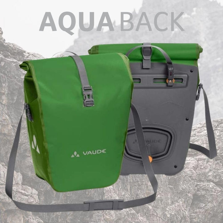 VAUDE Fahrradtaschen für Gepäckträger Aqua Back 2x24L, 2 x Hinterradtaschen wasserdicht, Fahrrad Gep