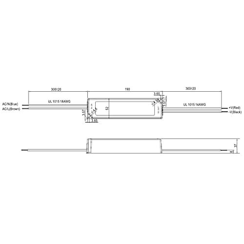 MeanWell, LPV-100-48, LED-Schaltnetzteil, 100 W, 12 V, 2,5 A LPV-100-48 Single, LPV-100-48 Single
