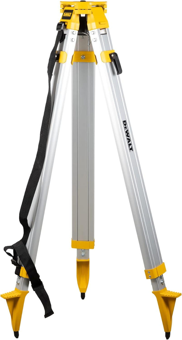 Dewalt Aluminium Stativ (5/8 Zoll Aufnahme, höhenverstellbar von 1,07 bis 1,73 m, hohe Standfestigke