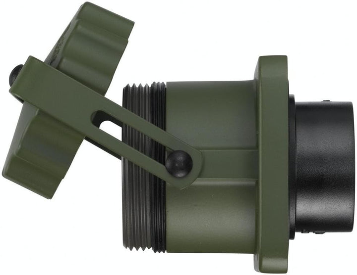 HELLA 8JB 001 935-051 Steckdose - 24V - 2-polig - Aluminium - nato-oliv